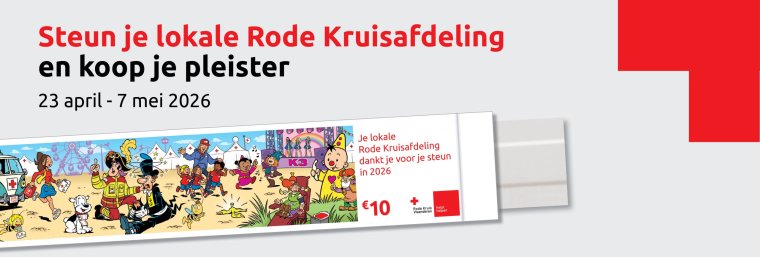 Steun je lokale Rode Kruis-vereniging