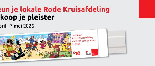 Steun je lokale Rode Kruis-vereniging