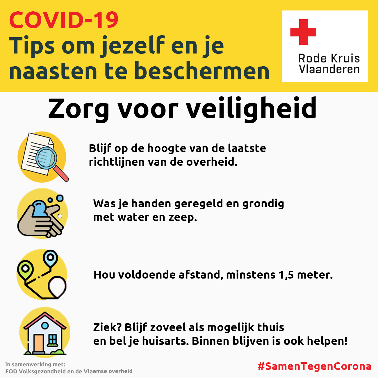 Coronacrisis: tips om voor veiligheid te zorgen